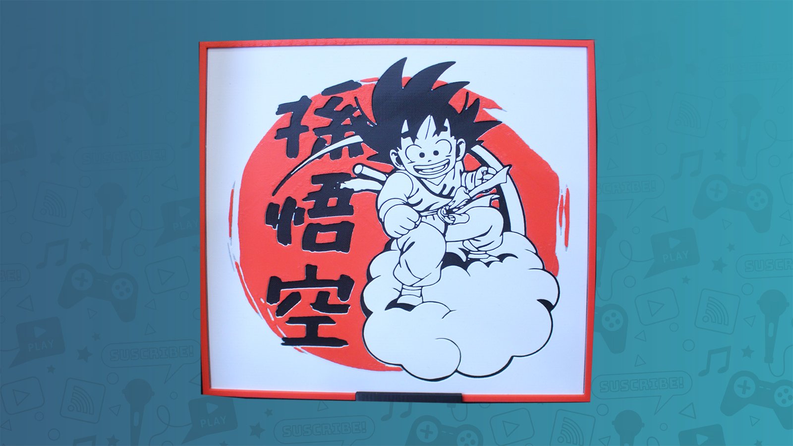 Plat 20x20 - Goku